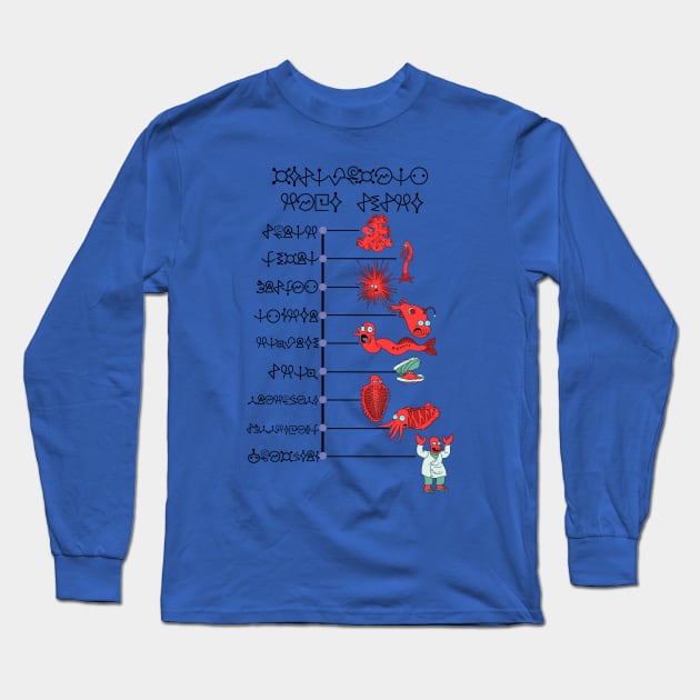 Life on Decapod 10 Long Sleeve T-Shirt by seamustheskunk